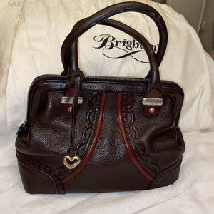 Brighton EUC Dr. style bag/satchel, Hardware is beautiful/interior spotless!🚭
